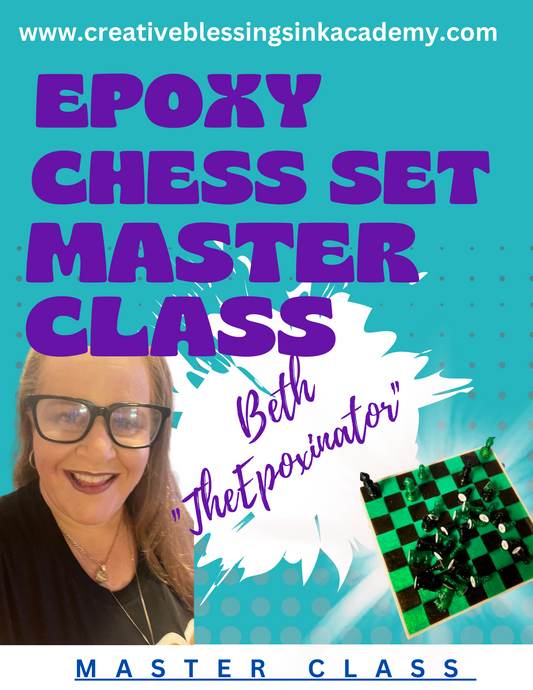 Master Class: Epoxy Chess Set