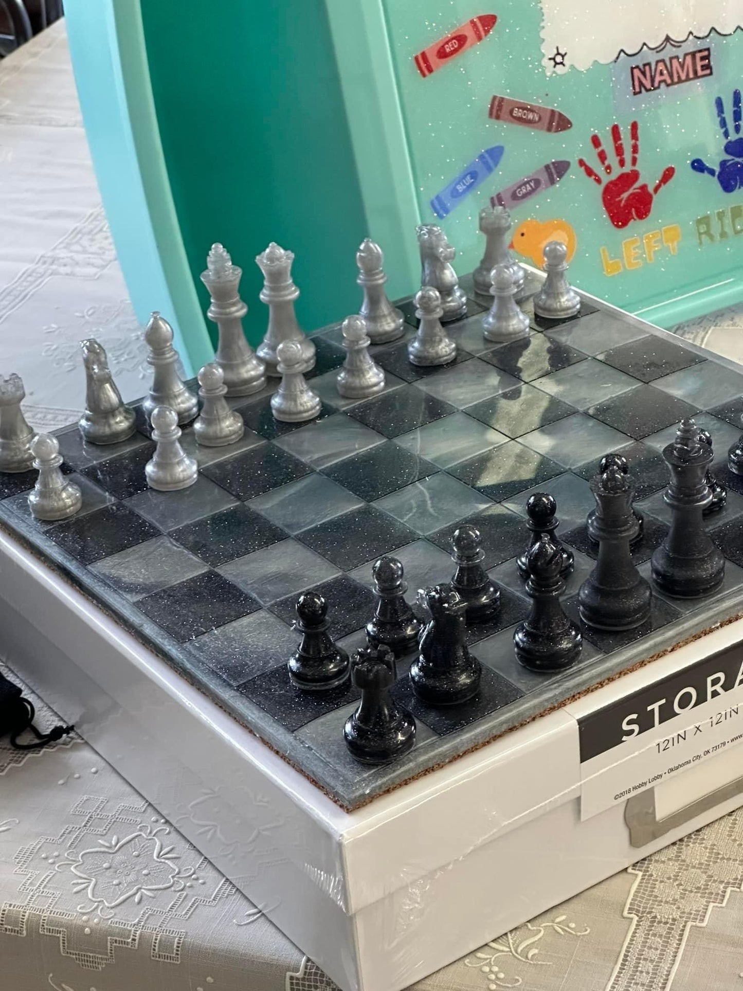 Master Class: Epoxy Chess Set