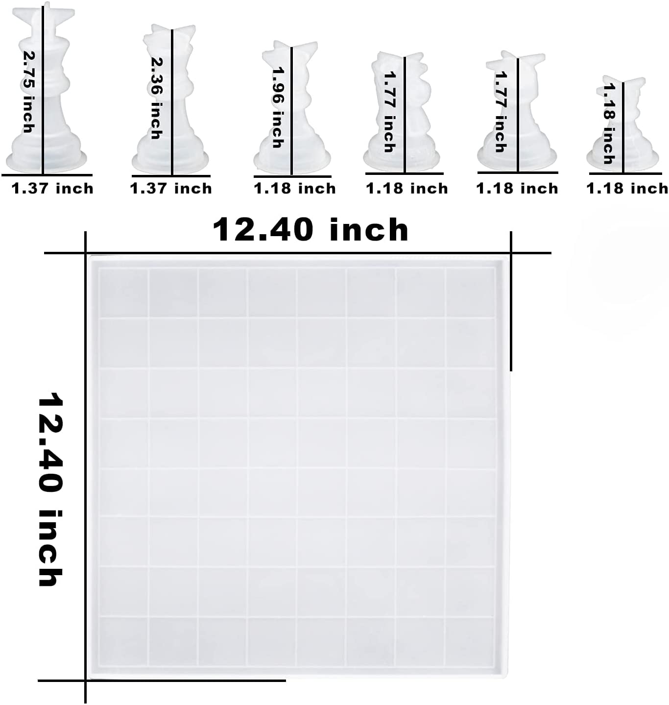 Chess Set Mold: Professional Sized