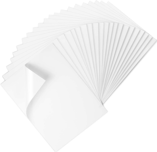 Printable Vinyl GLOSSY: Pack of 5 Sheets